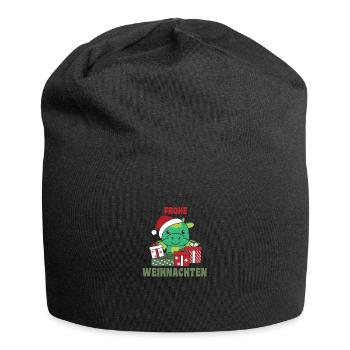 Joyeux Noël Dragon Veille de Noël Dragon - Bonnet en jersey - noir - Devant
