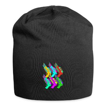 Water pistol - Jersey Beanie - black - Front