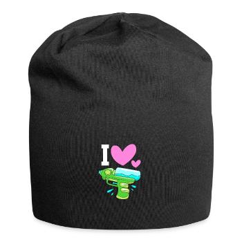 Water pistol - Jersey Beanie - black - Front