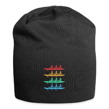 Ruderteam Rudern Ruder Ruderboot Ruderer - Jersey-Beanie - Schwarz - Vorne
