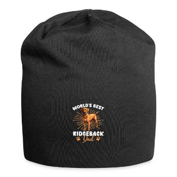 Rhodesian Ridgeback Groovy Ridgeback Dad - Bonnet en jersey - noir - Devant