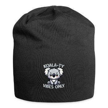 Koala-ty Vibes Only Cute Funny Koala - Jersey-Beanie - Schwarz - Vorne