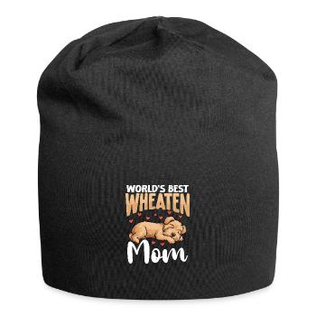Irish Soft Coated Wheaten Terrier World's best - Jersey-Beanie - Schwarz - Vorne
