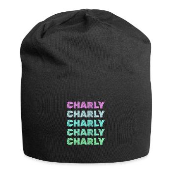 First name Charly - Jersey Beanie - black - Front