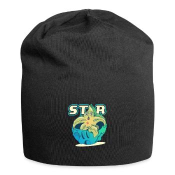 Soyez une étoile - Bonnet en jersey - noir - Devant