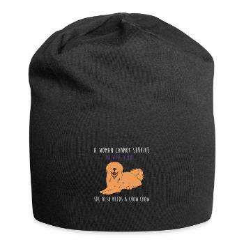 Chow Chow Chien - Bonnet en jersey - noir - Devant
