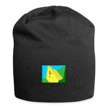 Climbing, Bouldering, Sport Climbing, Climbing Wall, Top - Jersey Beanie - black - Front