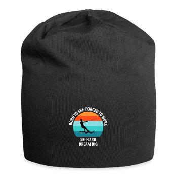 Wasserskier Wasserski Wasserskifahrer - Jersey-Beanie - Schwarz - Vorne