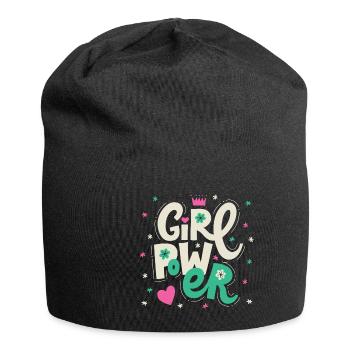 Girl Power - Jersey Beanie - black - Front