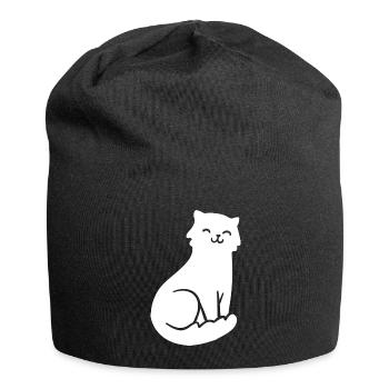 Cat Cats - Jersey Beanie - black - Front