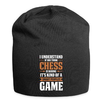 chess chess - Jersey Beanie - black - Front