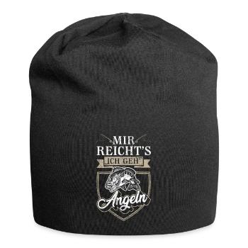 Angler | Mir reichts ich geh Angeln - Jersey-Beanie - Schwarz - Vorne