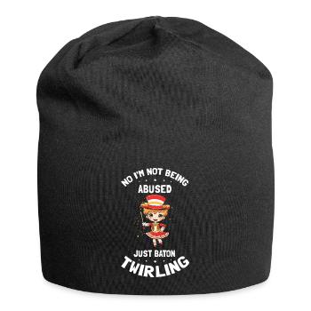 Stocktanz Design für Stabtänzerin - Jersey-Beanie - Schwarz - Vorne