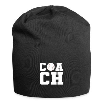 Softball Joueur Softball Entraîneur - Bonnet en jersey - noir - Devant