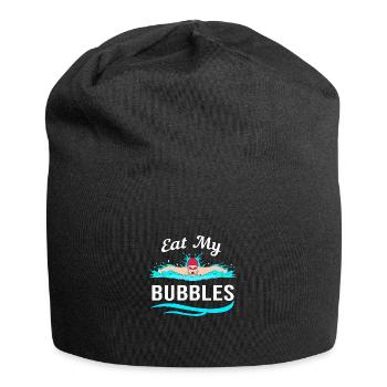 Swimming Swimmers Swimming Pool Swimming Instructors - Jersey Beanie - black - Front