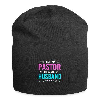Pfarrer - Jersey-Beanie - Anthrazit - Vorne