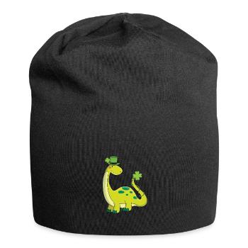Doux dinosaures St Patricks Jour Dino enfants - Bonnet en jersey - noir - Devant