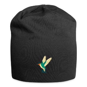 Ruby-throated Hummingbird Humminbird Hummingbird - Jersey Beanie - black - Front