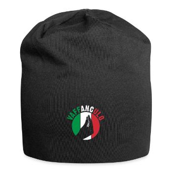 Italien Italiener Vaffanculo - Jersey-Beanie - Schwarz - Vorne