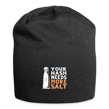 Cybersecurity Cyber Programmer Hacker - Jersey Beanie - black - Front