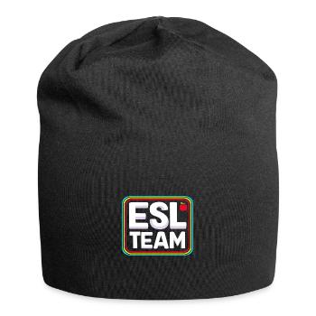 Englischlehrerin Englisch Lehrer - Jersey-Beanie - Schwarz - Vorne