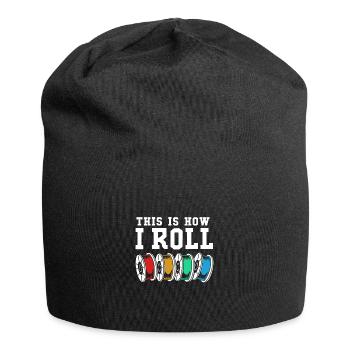 3D Printing Printing Prototype - Jersey Beanie - black - Front
