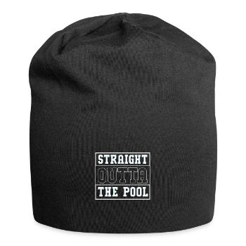 Swimming Swimmers Swimming Pool Swimming Instructors - Jersey Beanie - black - Front