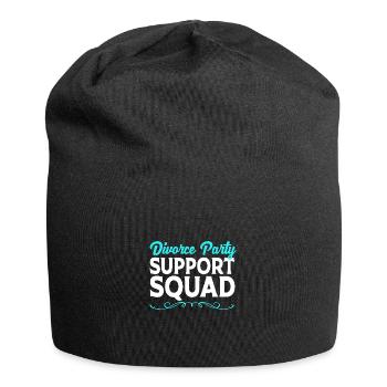 Scheidung - Jersey-Beanie - Schwarz - Vorne