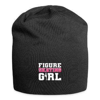 Patinage sur glace Patinage sur glace Patinage sur glace - Bonnet en jersey - noir - Devant