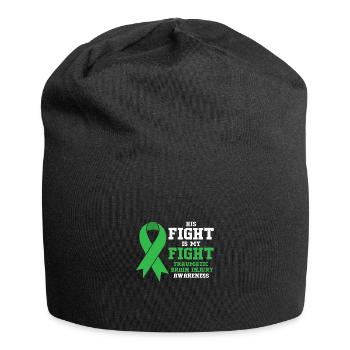Traumatic brain injury - Jersey Beanie - black - Front