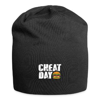 Cheeseburger Burger - Jersey-Beanie - Schwarz - Vorne