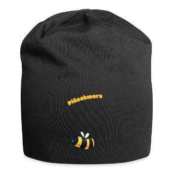 Plüschmors Plattdeutsch Geschenkidee - Jersey-Beanie - Schwarz - Vorne