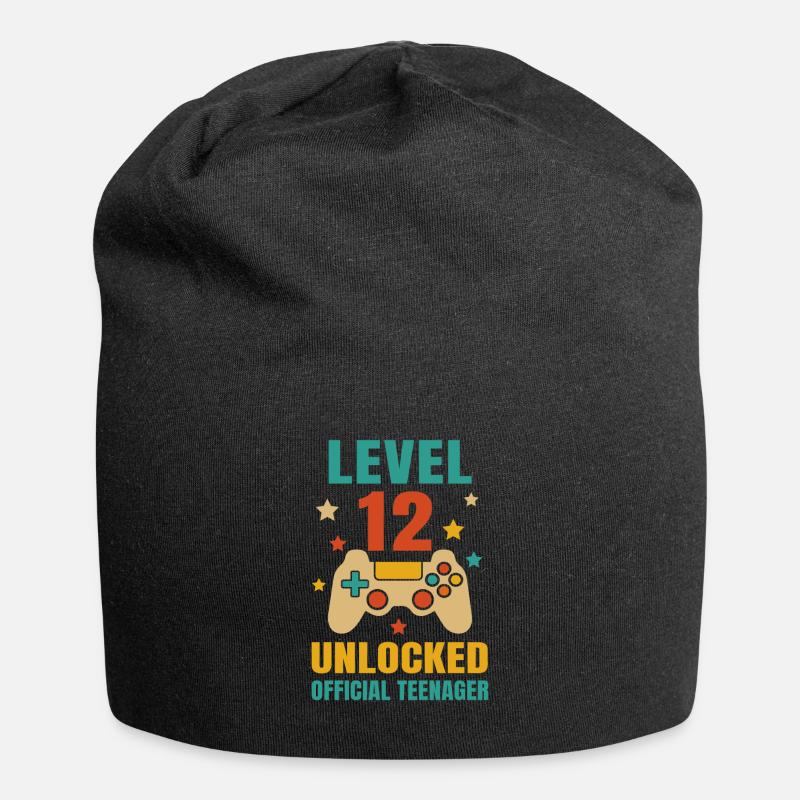 12th birthday - Jersey Beanie - black