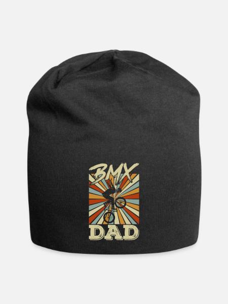 BMX Dad - Vater Eltern - Jersey-Beanie - Schwarz
