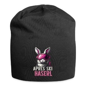 Après-ski Bunny Skier Après Ski Party Femmes - Bonnet en jersey - noir - Devant