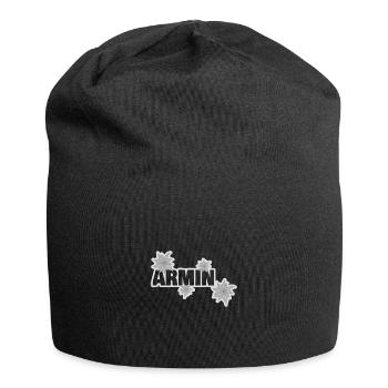 Edelweiß Armin - Jersey-Beanie - Schwarz - Vorne