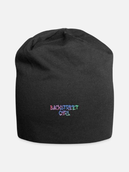 backstreet girl, backstreet , retro, 90's,graffiti - Jersey-Beanie - Schwarz