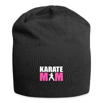 Karate Selbstverteidigung Kampfsport - Jersey-Beanie - Schwarz - Vorne