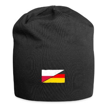 Pole Deutschland Polen - Jersey-Beanie - Schwarz - Vorne