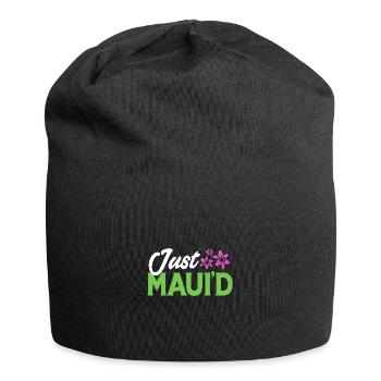 Maui Hawaii Hawaiian - Jersey Beanie - black - Front
