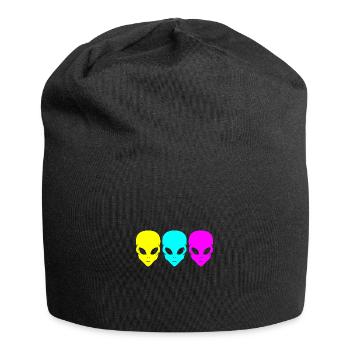 Rave Raver Techno music Techno bass Mischpult - Jersey-Beanie - Schwarz - Vorne