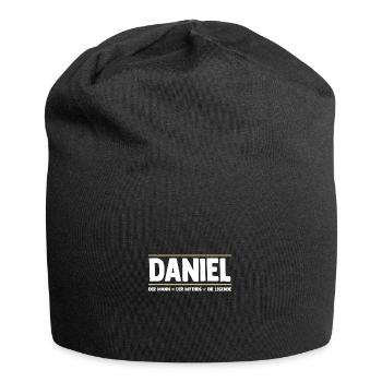 Daniel - Jersey-Beanie - Schwarz - Vorne