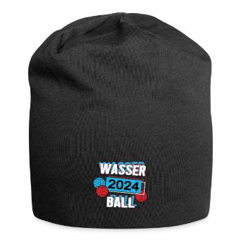 Wasserball 2024 Wasserballer Wasserballspieler - Jersey-Beanie - Schwarz - Vorne