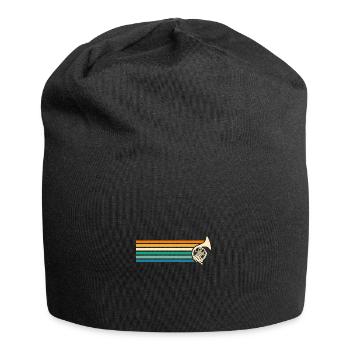 Horn player French horn - Jersey Beanie - black - Front