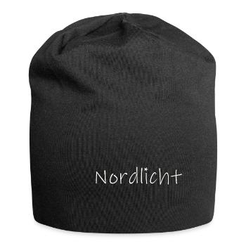 Nordlicht - Jersey-Beanie - Schwarz - Vorne