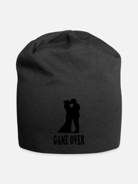 Game Over Wedding - Jersey-Beanie - Schwarz