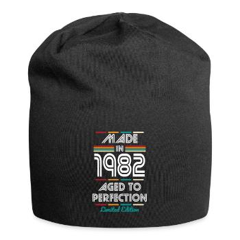 40th Birthday - Made in 1982 - Jersey Beanie - black - Front