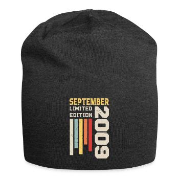 September 2009 Birthday Gift September 2009 - Jersey Beanie - charcoal grey - Front