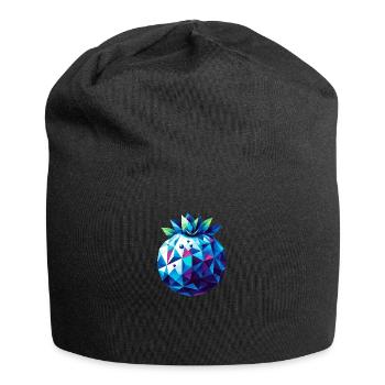 Abstract Geometric Blueberry - Color Design - Jersey Beanie - black - Front