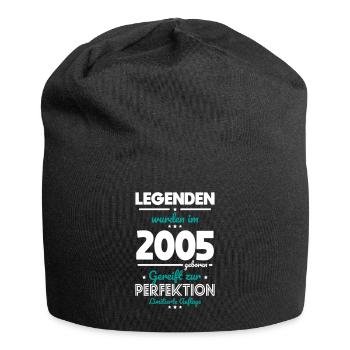 20. Geburtstag - Legenden wurden im 2005 - Jersey-Beanie - Schwarz - Vorne